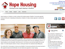 Tablet Screenshot of hopehousing.co.uk